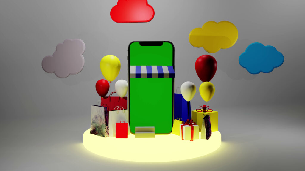 3d animated smartphone